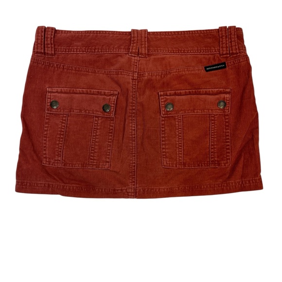 Vintage Y2K Abercrombie and Fitch corduroy micro mini skirt size 6 retro - Picture 6 of 6